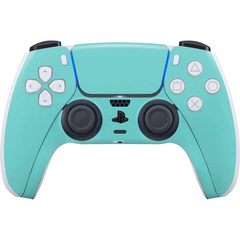 Turquoise Blue Solid PS5 Controller Skin